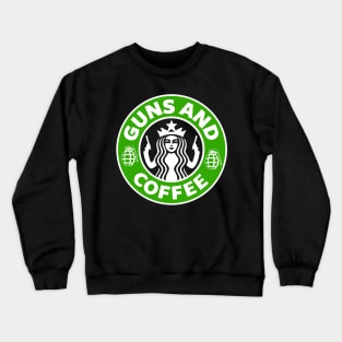 Guns and Coffee Crewneck Sweatshirt